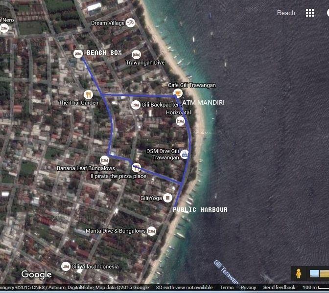 Beach Box Bungalow Gili Trawangan Kültér fotó